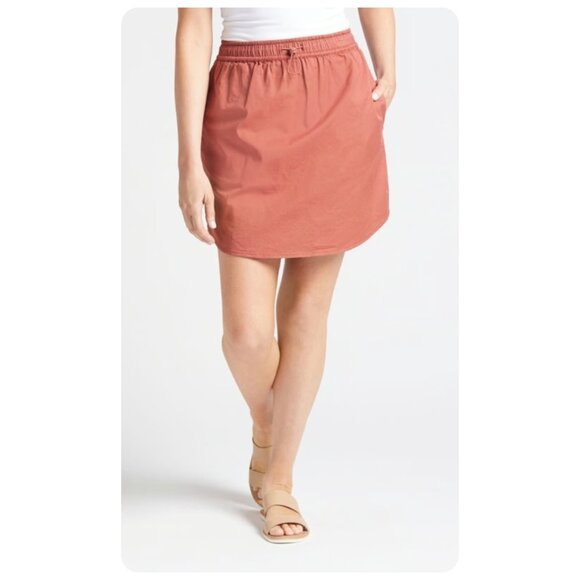 Sundry for Evereve Drawcord Woven Sunday Brick Skirt sz 4 - Picture 1 of 5